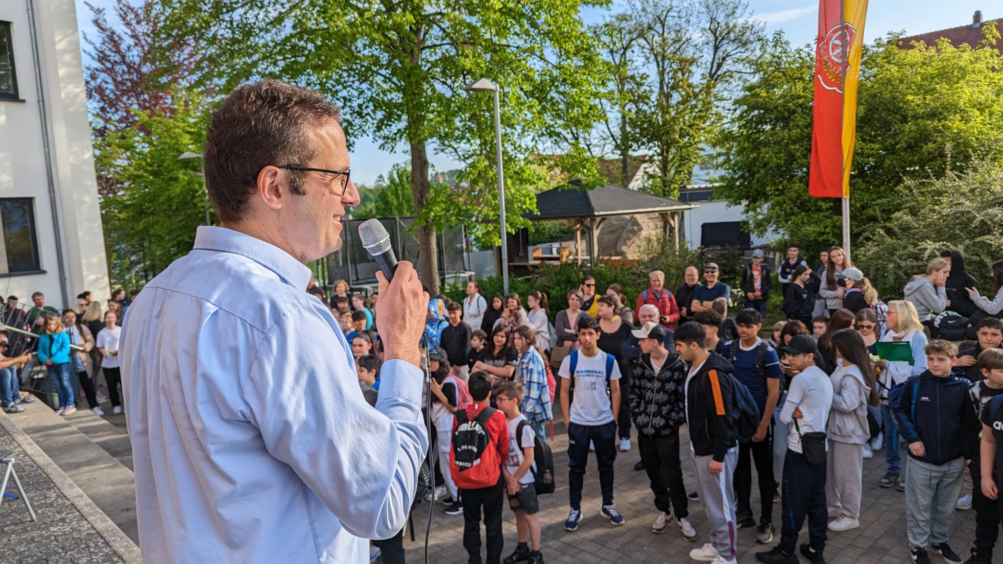Karl Amberg Mittelschule Alzenau Benefizlauf der Karl-Amberg-Mittelschule in Alzenau – Weg der Hoffnung